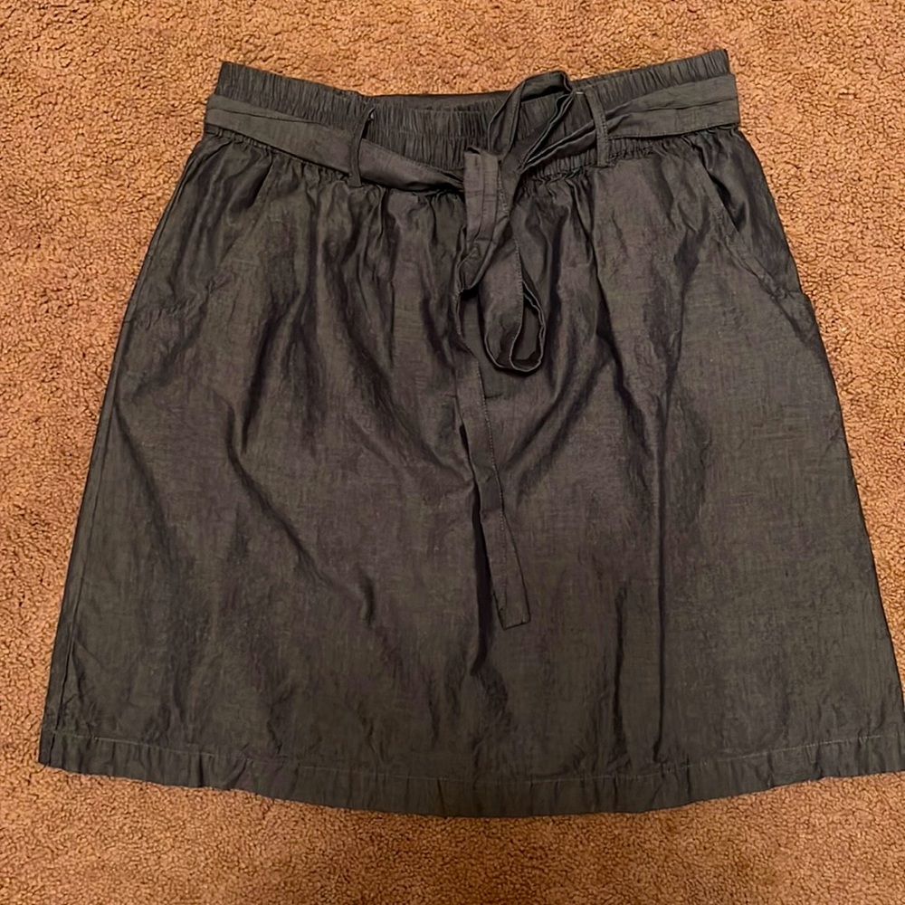 Denim like skirt worn only a couple times.